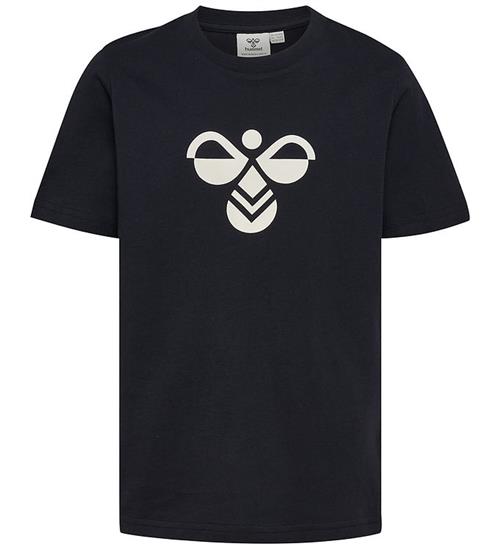Hummel T-Shirt - hmlJR Reg Tukas - Sort m. Logo