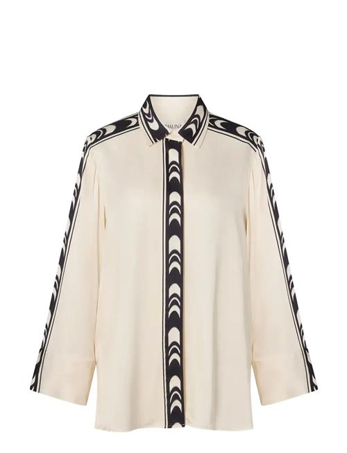 Malina | Meya Wide Fit Printed Shirt | XS