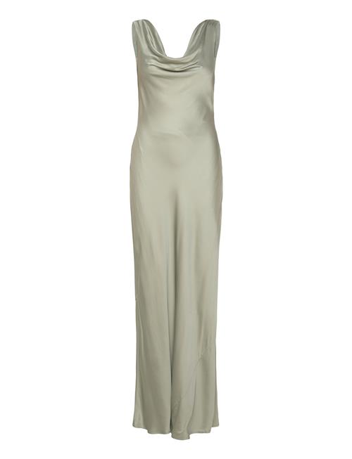 Malina | Leah Cowl Neck Satin Maxi Dress | XL