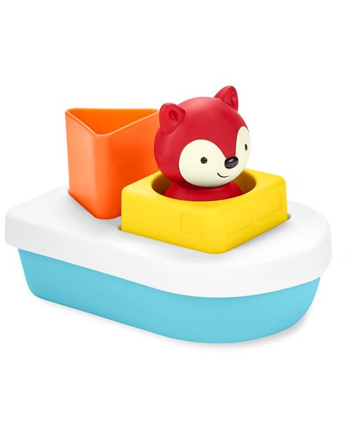 Skip Hop Zoo Badelegetøj Sortér Og Stabel Båd Muliticolor  Muliticolor-OS  Hvid  One Size 2 Year + Drenge, Piger