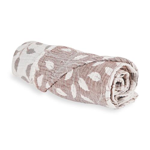 Quax XL Muslin-tæppe Leaf  Leaf XL  Hvid  One Size  Drenge, Piger