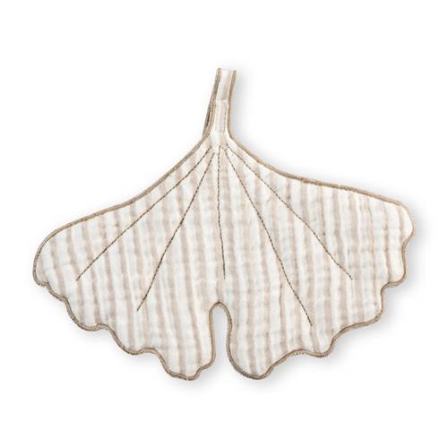 Quax Doudou Ginkgo Baby-sovepude Stripe Beige White  Stripe Beige White  One Size  Beige  One Size  Drenge, Piger