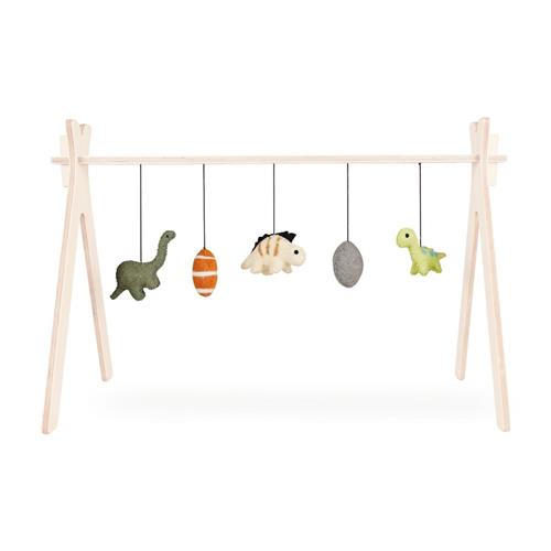 Quax Sæt Med 5 Stk. Aktivitetslegetøj Til Babygymnastik Dino  Mixed One Size  Hvid  One Size  Drenge, Piger