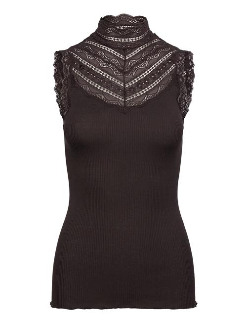 Rosemunde | Silk Top W/ Lace | M
