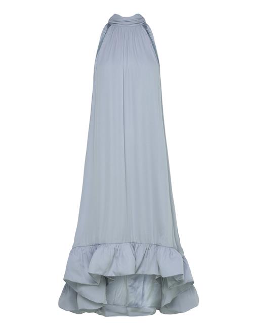 Malina | Sabrina Halterneck Ruffled Midi Dress | XS