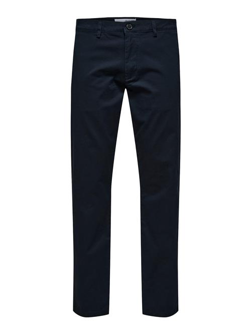 SELECTED Lærredsbukser 'SLHNew Miles'  mørkeblå