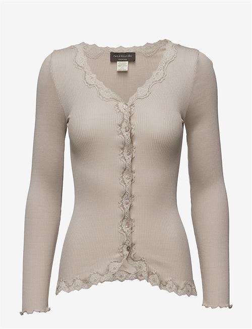 Rosemunde | Silk Cardigan W/ Lace | M