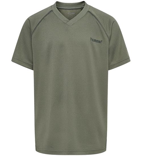 Hummel T-shirt - HmlJR Active - Castor Gray