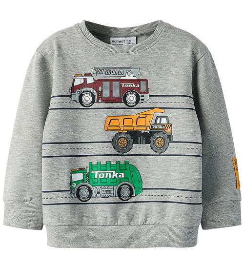 Name It Sweatshirt - NmmJorge - Tonka - Gråmeleret