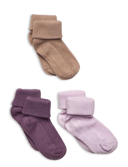 Minymo | Baby 2X2 Rib Sock (3-Pack) | 11-14