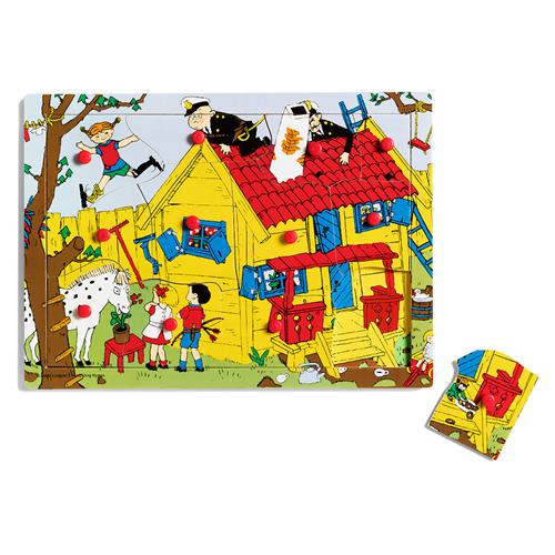 Micki Pippi Puslespil Med Træpinde Multi  Multi-OS  Gul  One Size 18 M+ Drenge, Piger