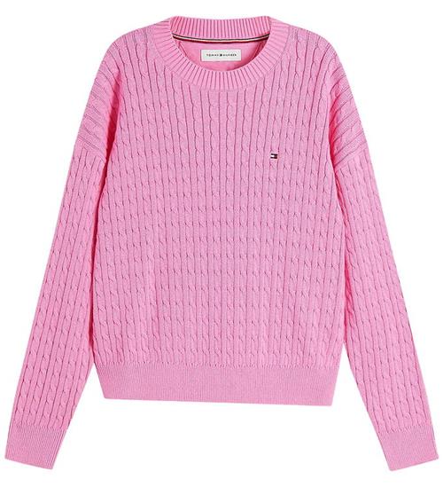 Tommy Hilfiger Bluse - Strik - Pink Daisy