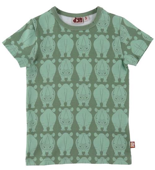 DYR-Cph T-Shirt - DYRGrowl - Grey Moss m. Næsehorn