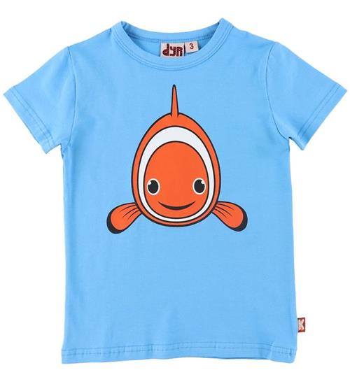 DYR-Cph T-Shirt - DYRGrowl - Mild Blue m. Klovnfisk