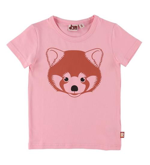 DYR T-shirt - Growl T - Pastel Pink m. Panda