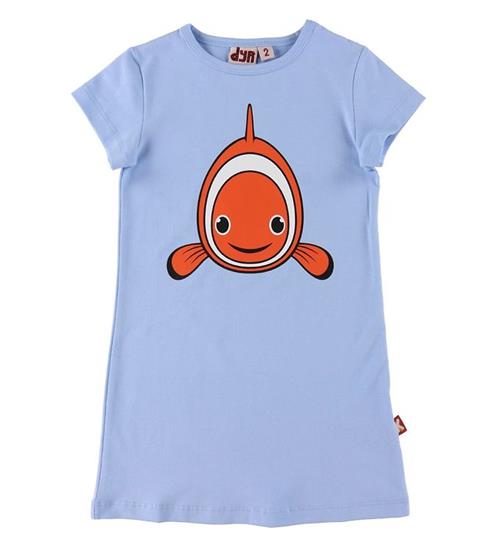 DYR Kjole - DYRLoud - Pastel Blue m. Klovnefisk