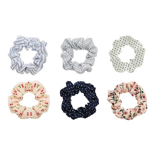 Mimi & Lula Mon Cheri 6-pak Scrunchies Multi  Multi  One Size  Blå  One Size 3-8 Years Piger