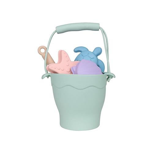 Swim Essentials Sandsæt Med 5 Dele Pure Tones Pastel  Pure Tones Pastel One Size  Grøn  One Size  Drenge, Piger