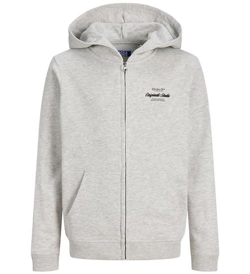 Jack & Jones Hættetrøje - Sweat - JorNorrebro - White Melange