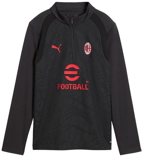 Puma Træningsbluse m. Lynlås - ACM - Dark Grey