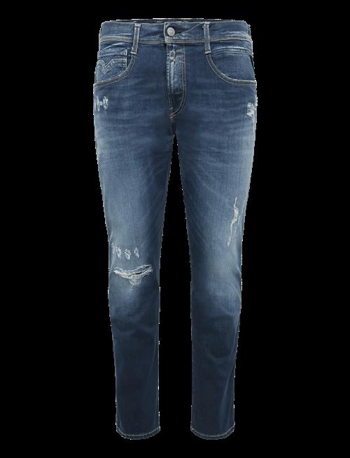 Replay | Anbass Slim Hyperflex Re-Used Xlite Sustainable Denim Trousers | 33 x 30
