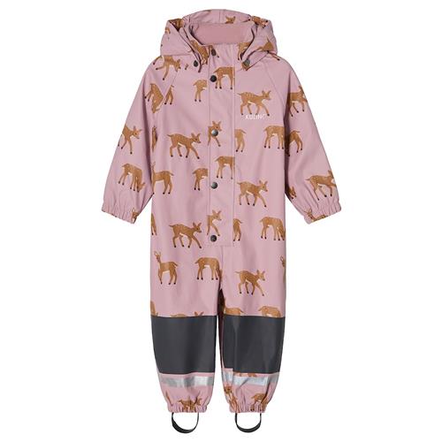 Kuling Douglas Foret Regndragt Dusty Pink Deer  Dusty Pink Deer-122/128 cm  Lyserød  122/128 cm  Drenge, Piger