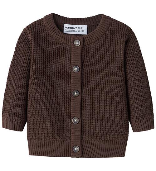 Name It Cardigan - Strik - NbnBubba - French Roast