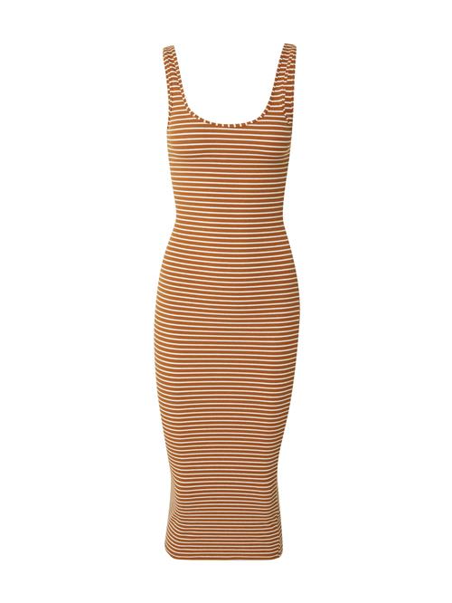 studioselect Kjole 'Caro'  karamel / hvid
