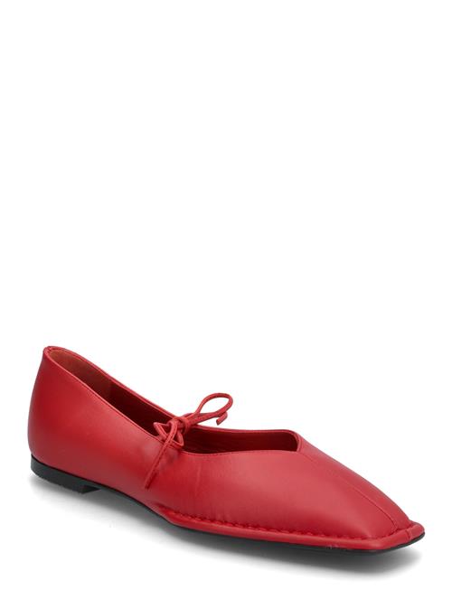 ALOHAS | Sway Cream Leather Ballet Flats | 41