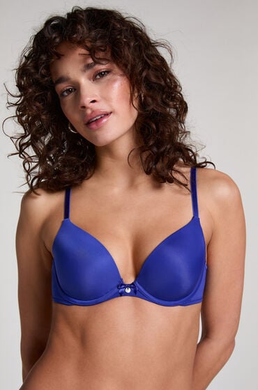 Hunkemöller Formstøbt bøjle-bh Plunge Blå