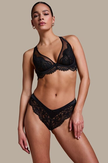 Hunkemöller Poppy brasiliansk trusse Sort