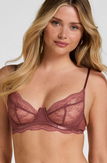 Hunkemöller Ikke-formstøbt bøjle-bh Isabelle Lilla
