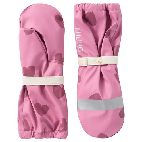 Kuling Vilnius Forede Regnvanter Mauve Hearts  Mauve Hearts-2-4 Y  Lyserød  2-4 år  Drenge, Piger