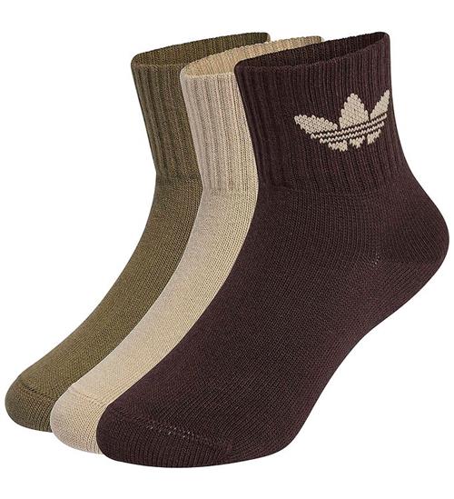 adidas Originals Ankelstrømper - Ankle Sock - 3-pak - STOKHA/OLI