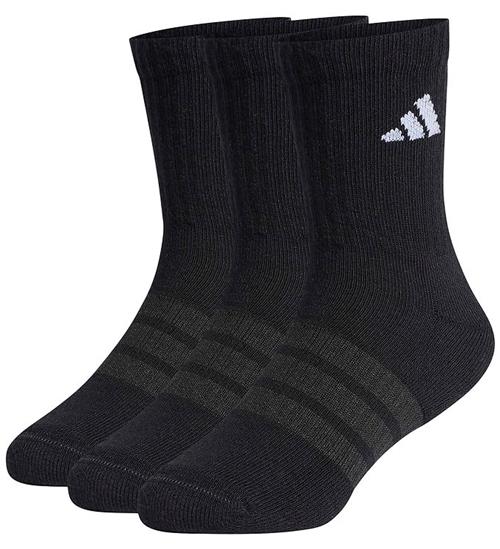 adidas Performance Strømper - 3-pak Crew - Black/Black/White