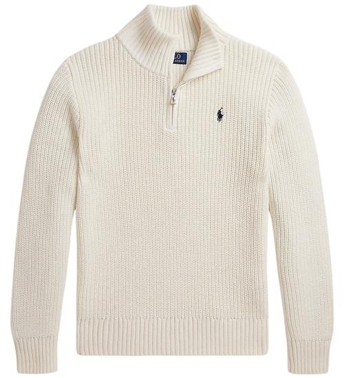 Polo Ralph Lauren Bluse - Strik - Half Zip - Nevis