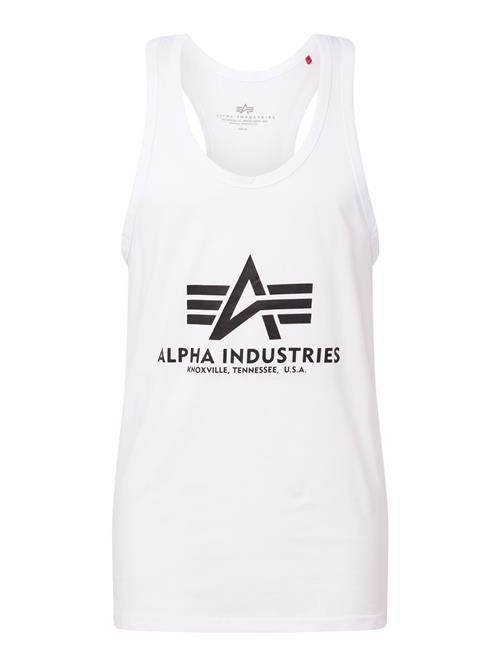 ALPHA INDUSTRIES Undertrøje  sort / hvid