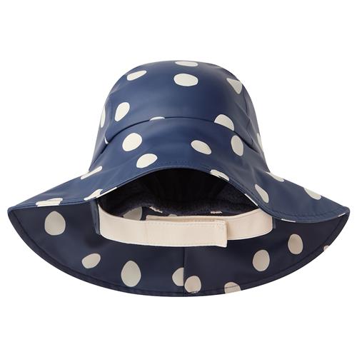Kuling Vasa Regnhat Navy Polka Dots  Navy Polka Dots-54 cm  Marineblå  54 cm  Drenge, Piger