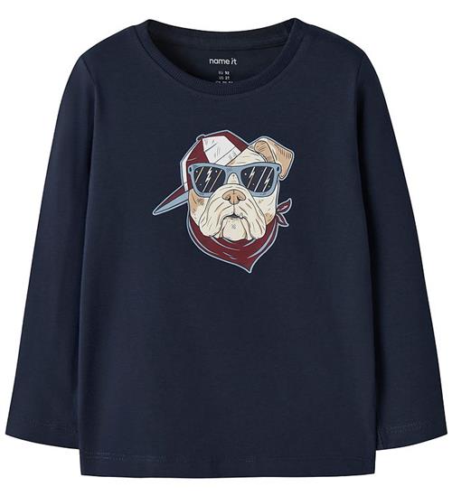 Name It Bluse - NmmVux - Navy Blazer/Cool Dog