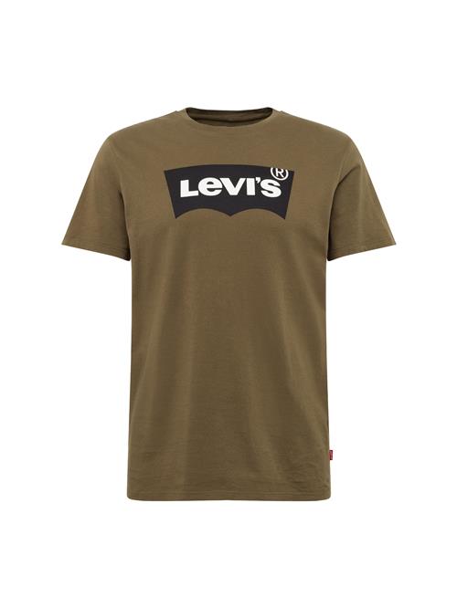LEVI'S ® Bluser & t-shirts 'Housemark Graphic T-Shirt'  oliven / sort / hvid
