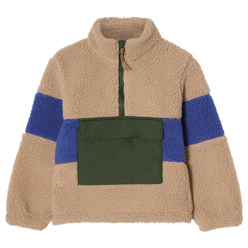 Kuling Austin Pile Fleece-anorak Blocked  Blocked-140 cm  Beige  140 cm  Drenge, Piger