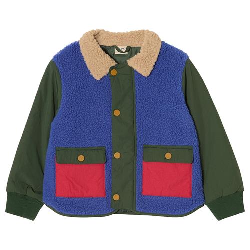 Kuling Vejle Hybridjakke Blue Forest Green  Blue/Forest Green-92 cm  Blå  92 cm  Drenge, Piger
