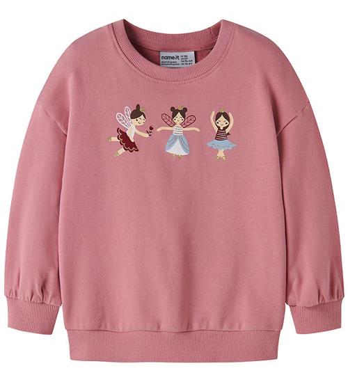 Name It Sweatshirt - Long - NmfValona - Lilas/Fairies