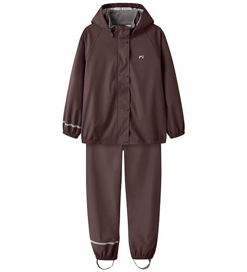 Name it Regntøj - NknDry10 - Seal Brown