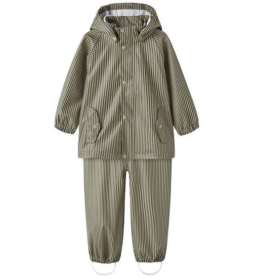 Lil' Atelier Regntøj - NmmLaDry10 - Twill/Stripe