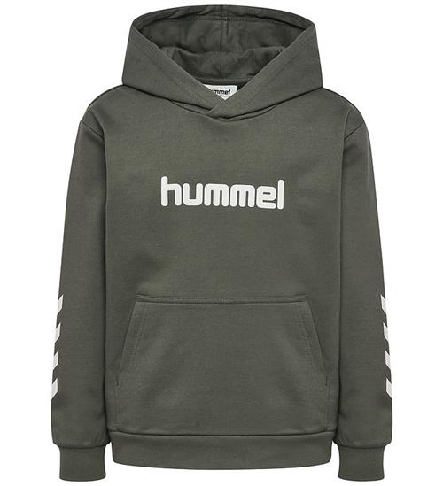 Hummel Hættetrøje - HmlJR - Castor Gray