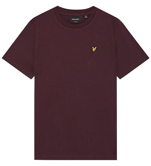 Lyle & Scott T- shirt - Plain - Burgundy