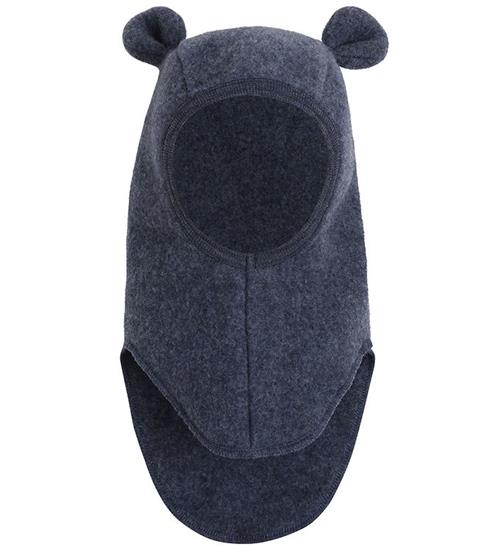 Huttelihut Elefanthue - 1-lags - Uldfleece - Noos - Ombre Blue M