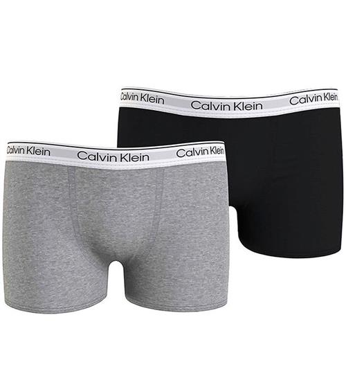 Calvin Klein Boxershorts - 2-pak - Grå/Sort