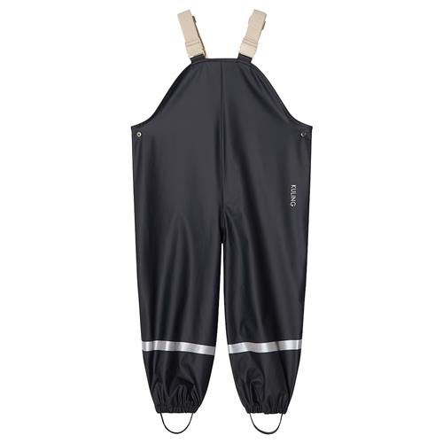 Kuling San Marino Uforede Regnbukser Black  Black-122/128 cm  Sort  122/128 cm  Drenge, Piger